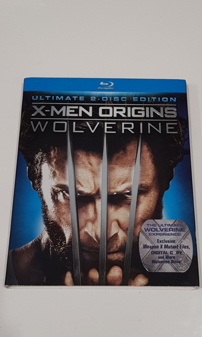 (Bluray) XMen Origins Wolverine Ultimate 2Disc Edition, Hobbies