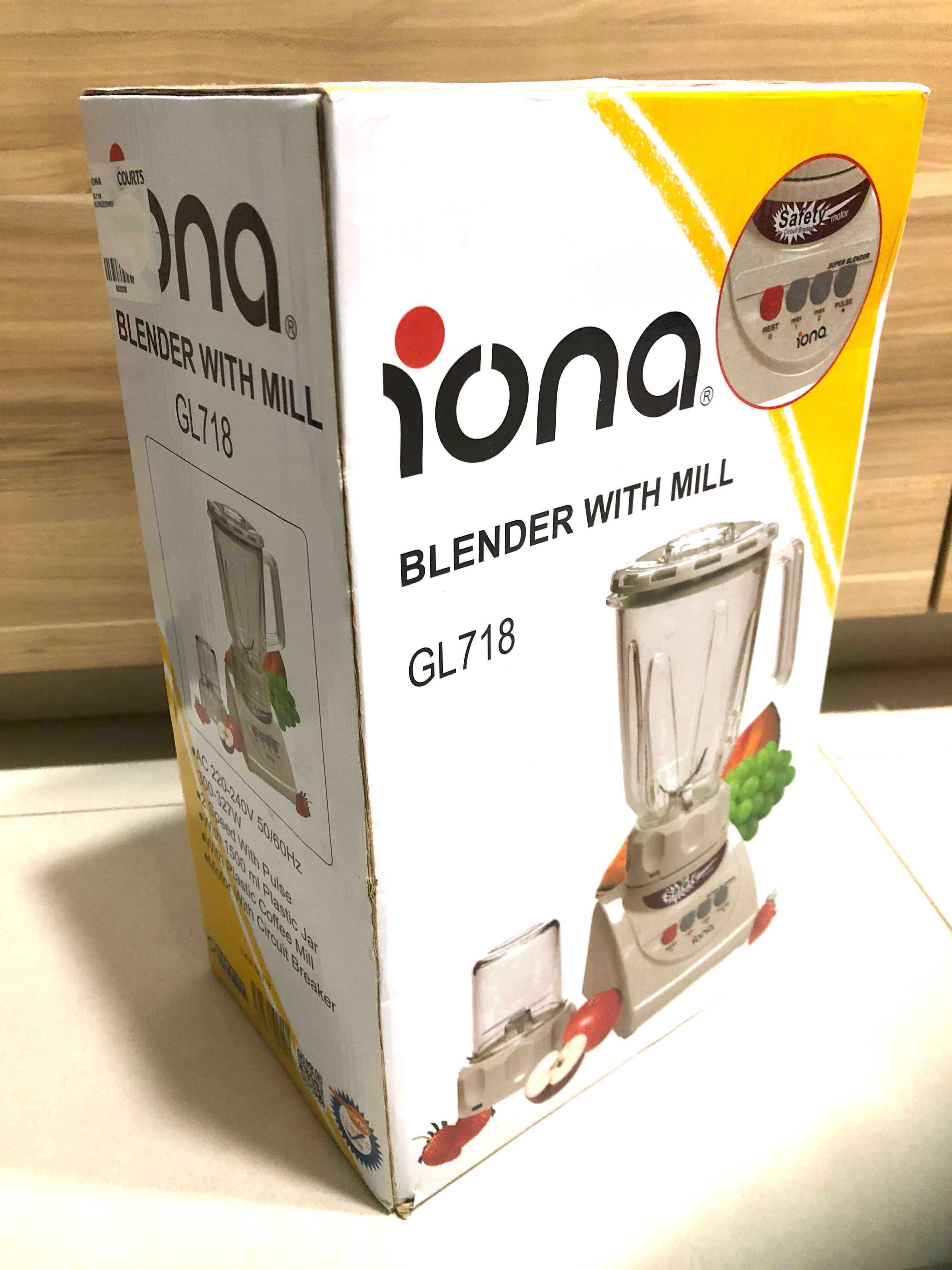 BNIB Iona blender mill GL718 food processor, TV & Home Appliances