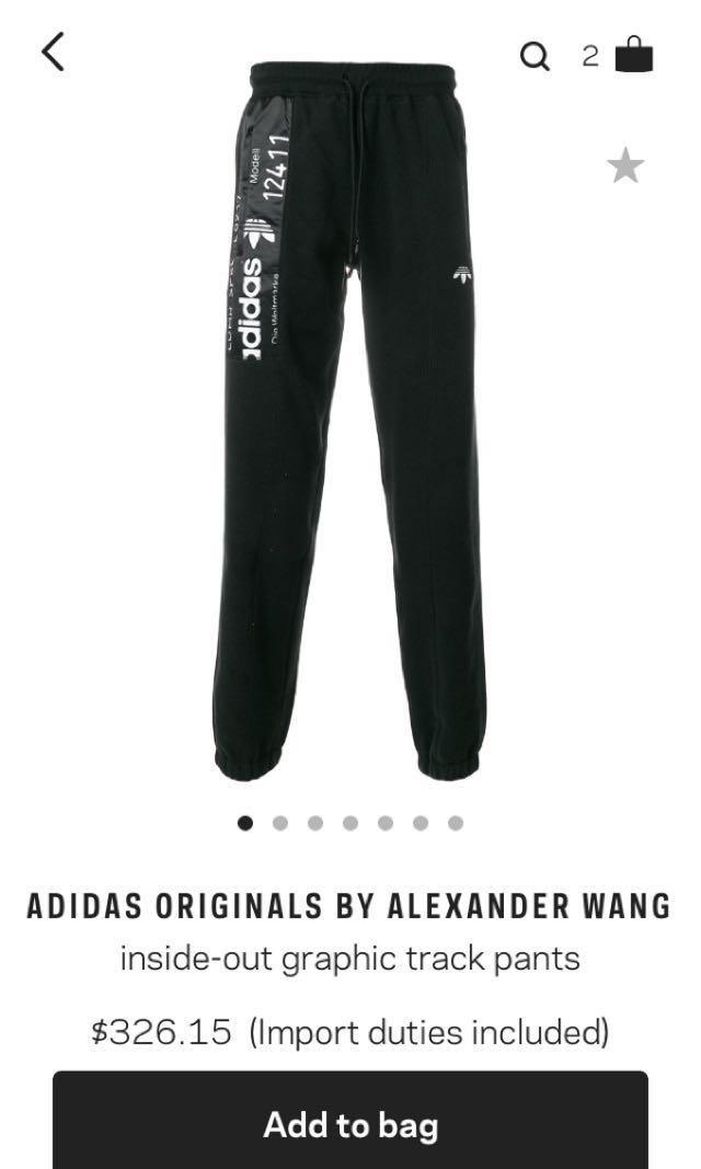 Adidas x top alexander wang sweatpants
