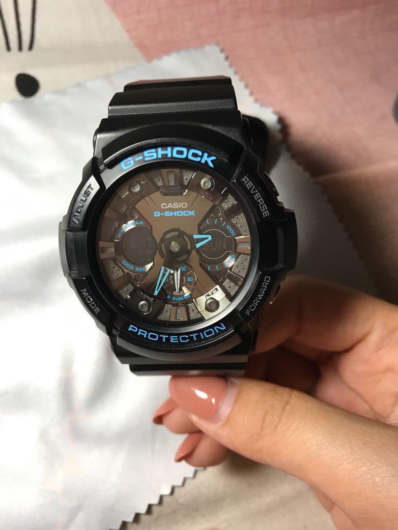Casio Gshock Ga201ba black blue Carousell