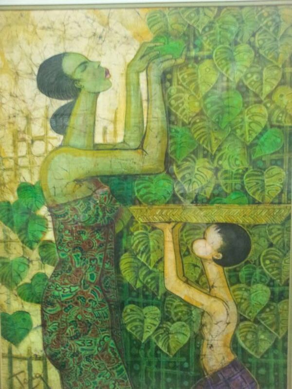Chuah Thean Teng Batik Painting Penang Pearl Of The Orient Vintage Collectibles Vintage Collectibles On Carousell