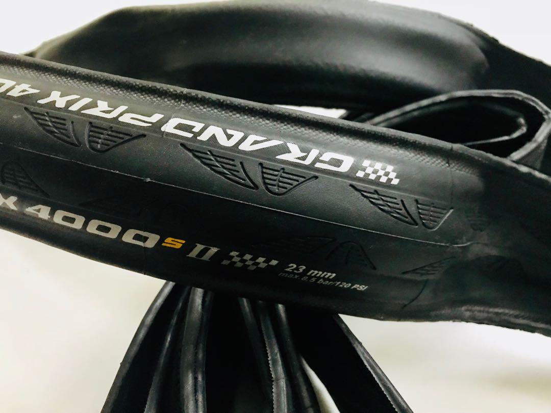Continental grand prix 4000s ii folding road tyre pair on sale