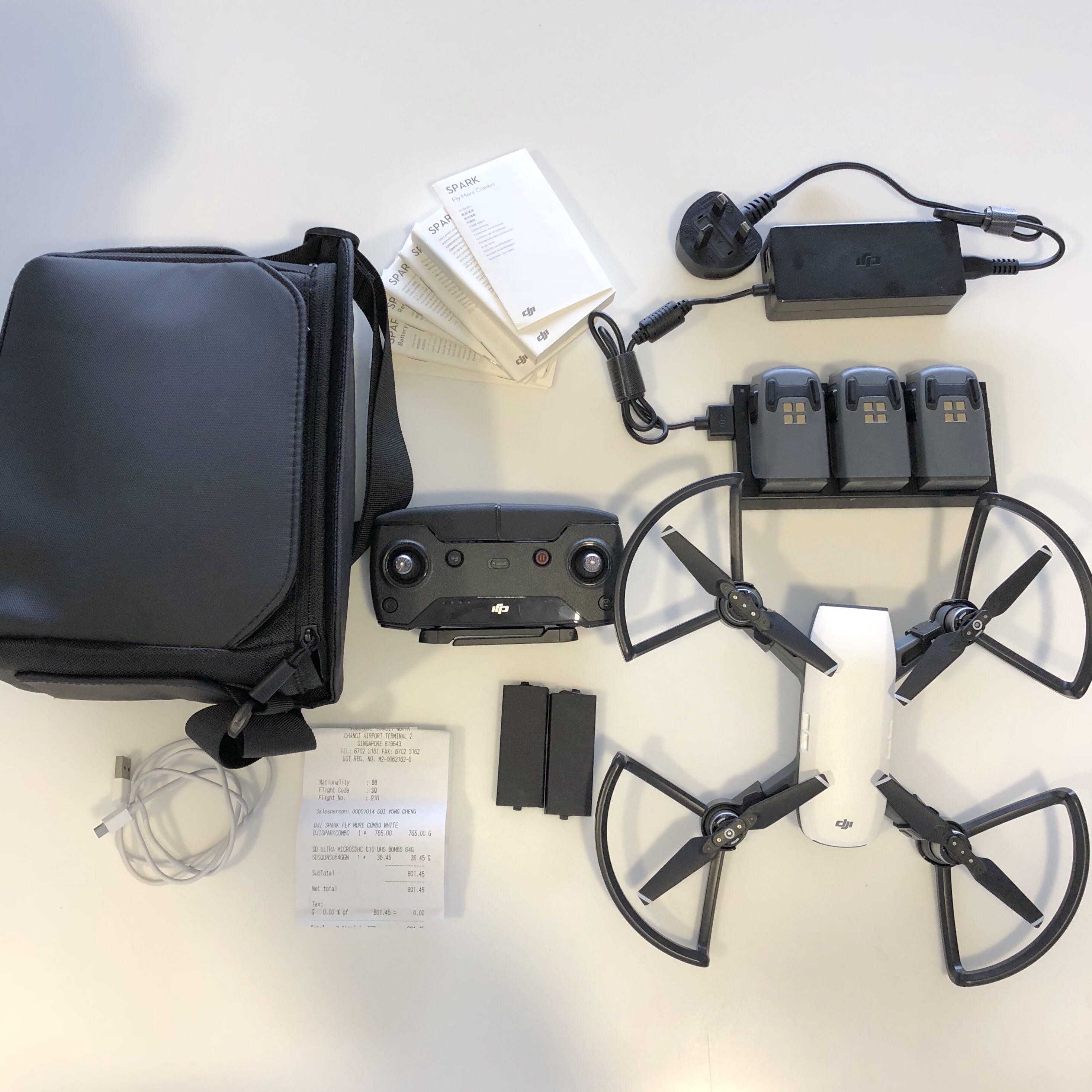 DJI SPARK FLY MORE COMBO white Drone