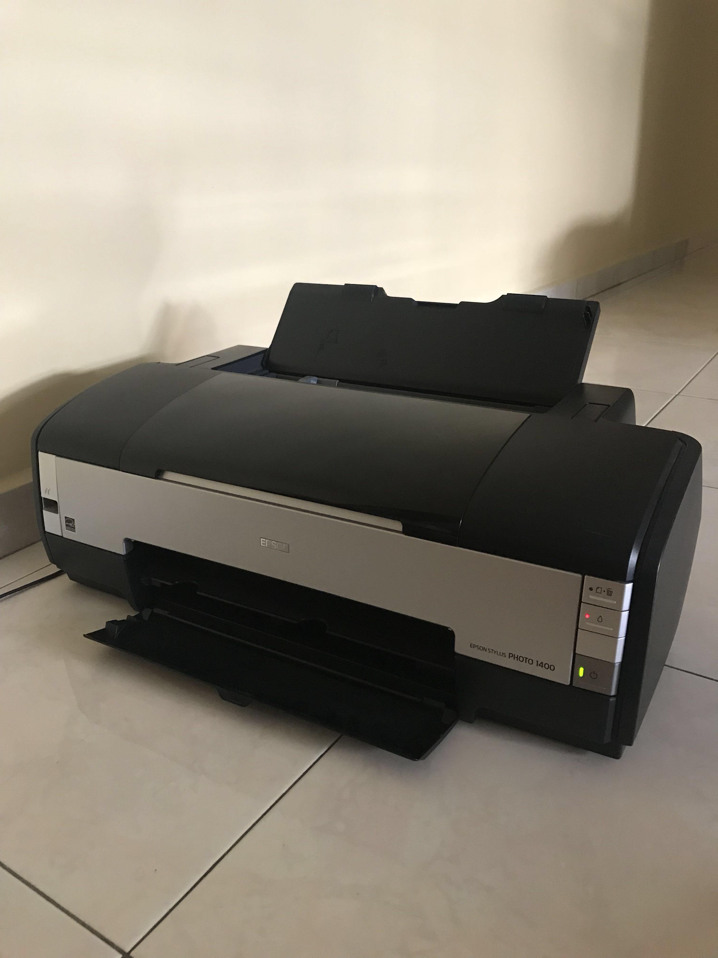 Epson Stylus Photo 1400 A3 Printer, Computers \u0026 Tech, Printers, Scanners \u0026  Copiers on Carousell