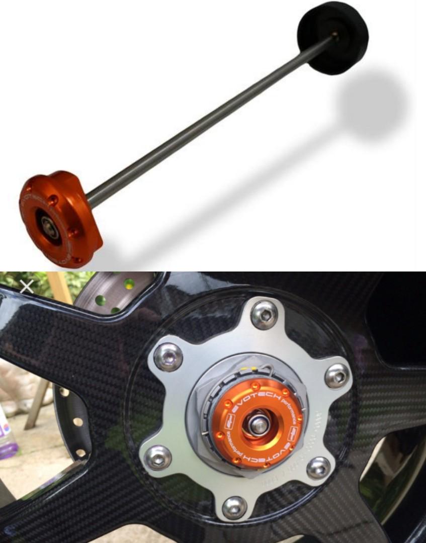 Evotech Rear Axle Sliders For KTM Superduke 1290, Motorcycles