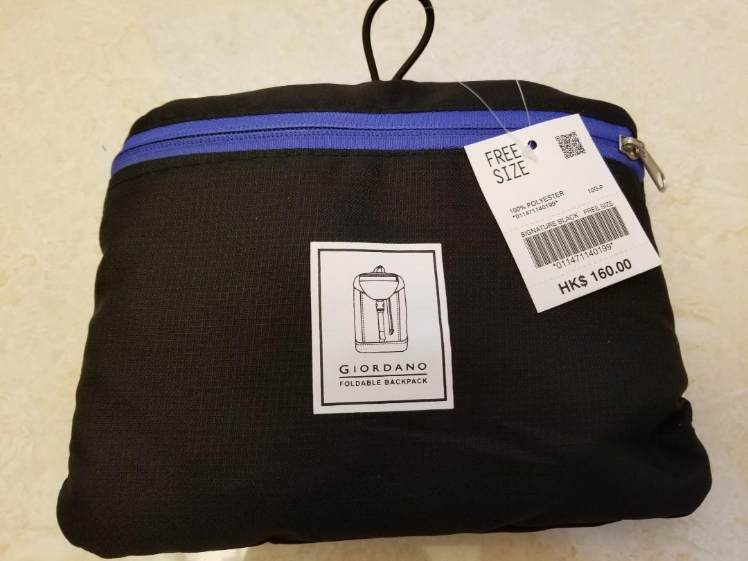giordano foldable backpack