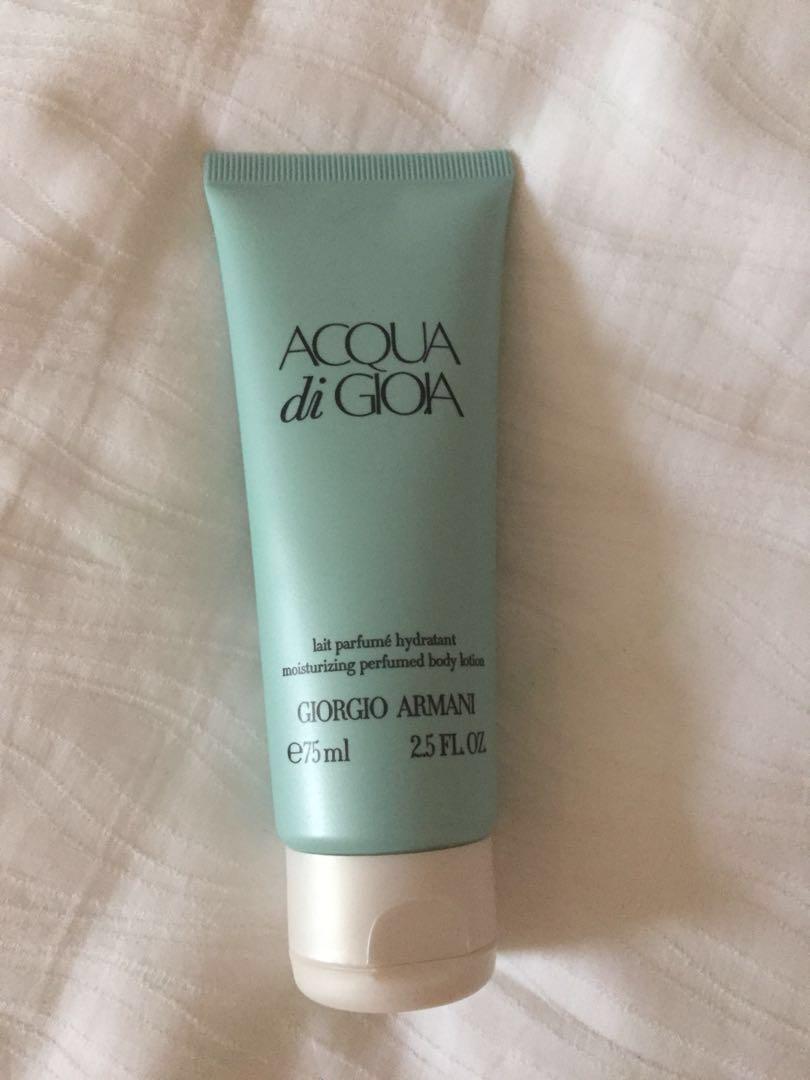 acqua di gioia lait parfume hydratant