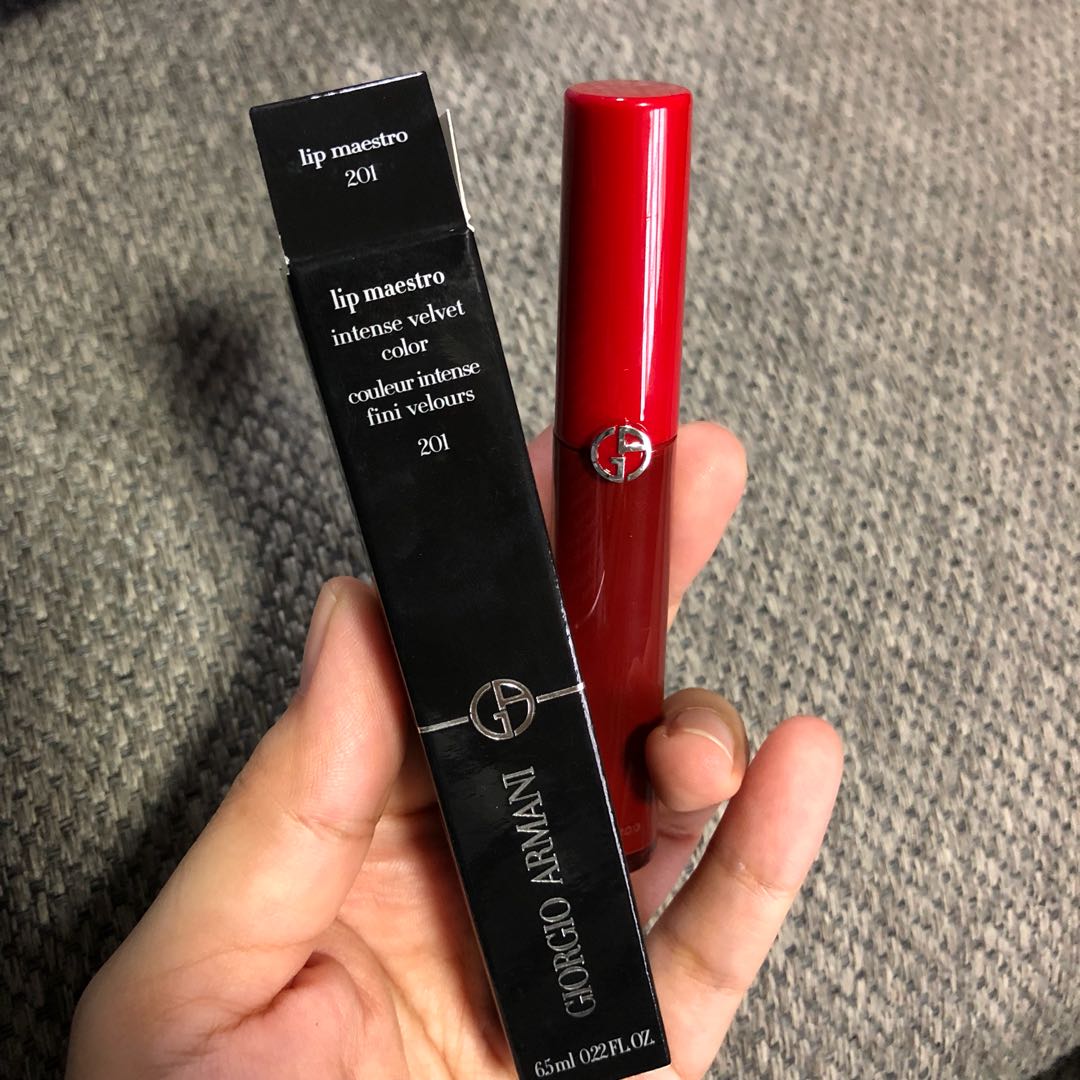 GIORGIO ARMANI LIP MAESTRO #201, Health 