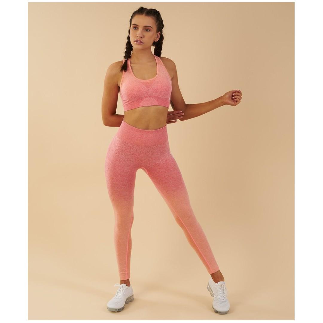 Gymshark ombre hot sale seamless peach