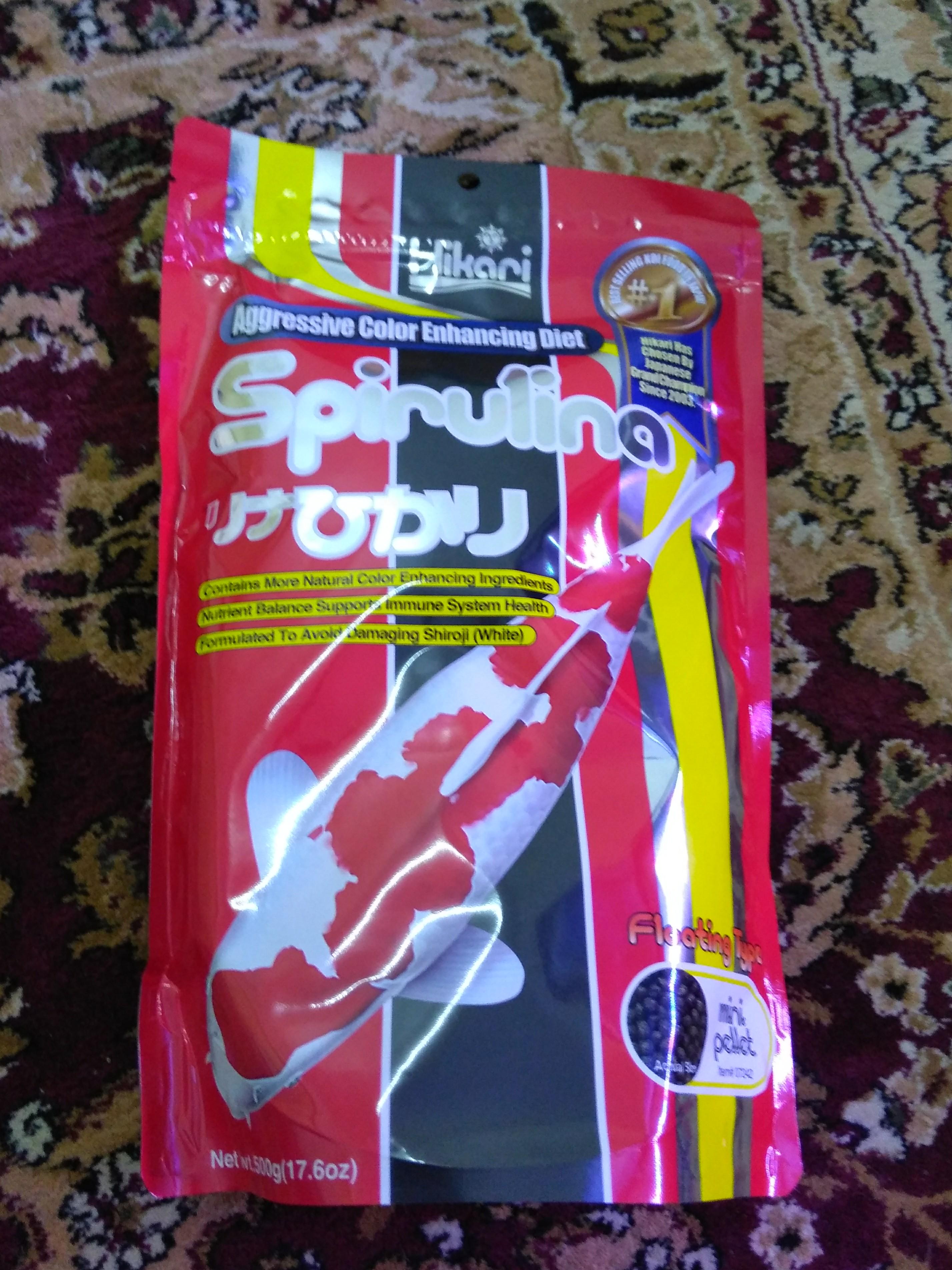 hikari spirulina 500g, Pet Supplies, Pet Food on Carousell