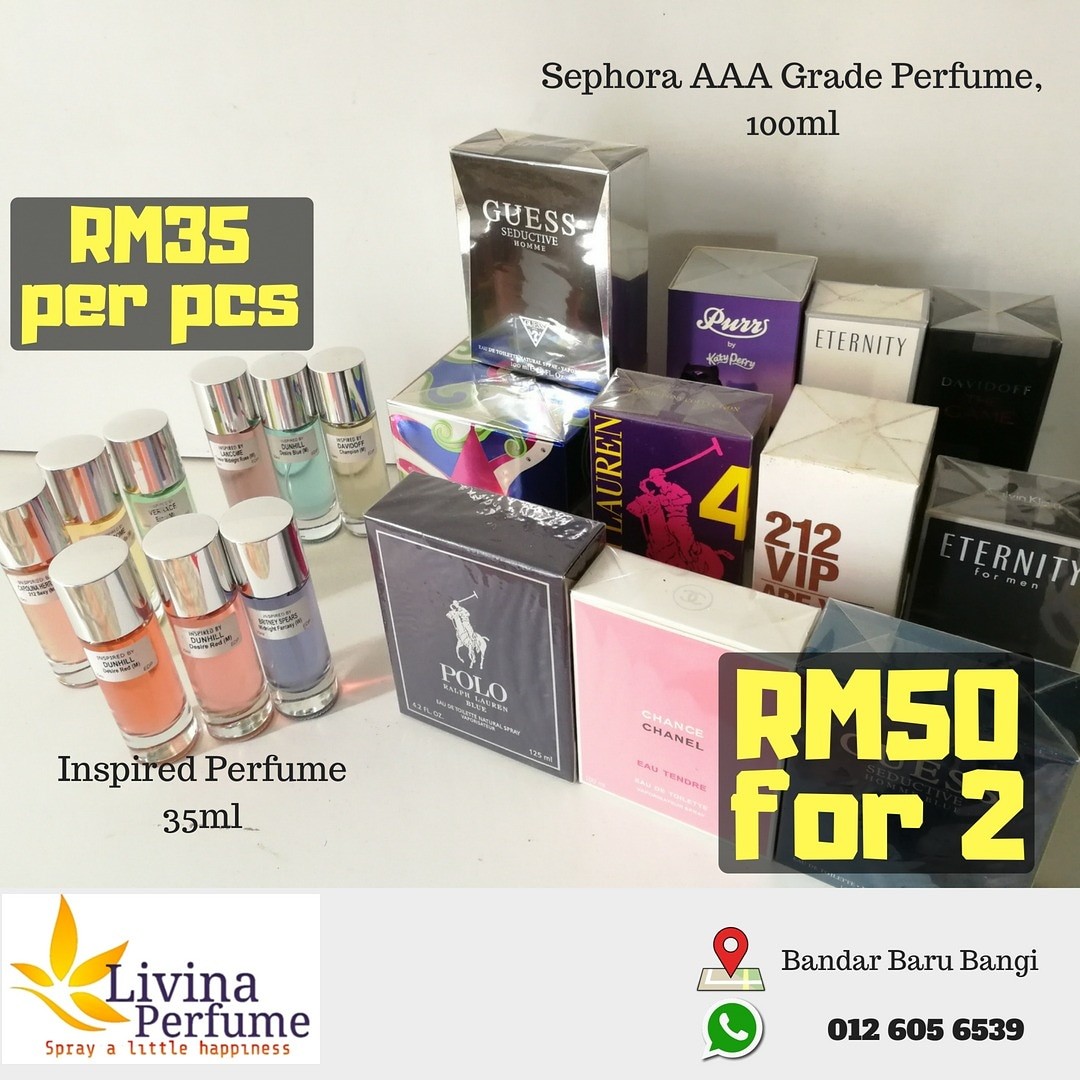 Inspired Perfume 35ml Sephora Aaa Grade Perfume 100ml Health