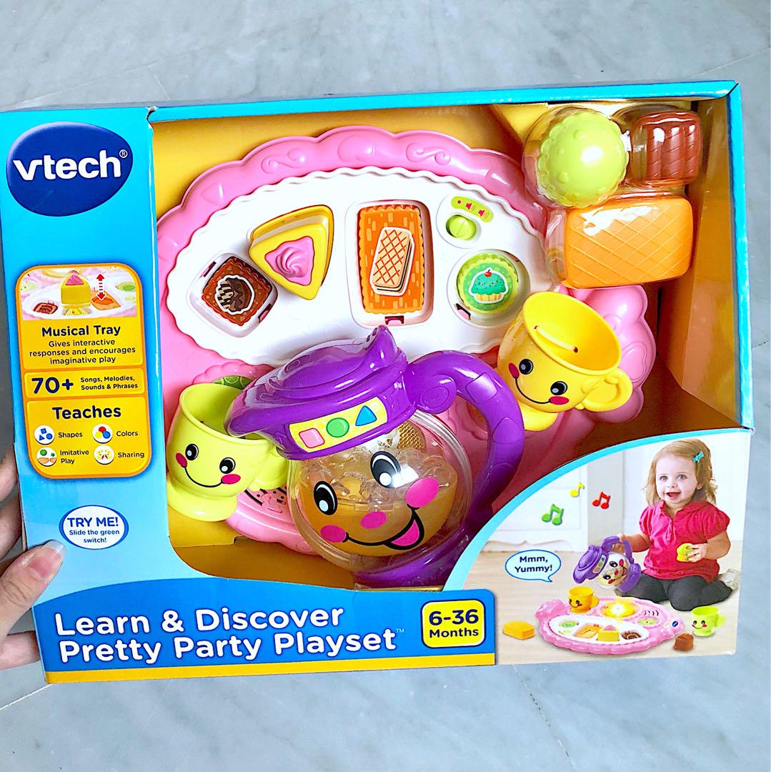vtech learn & discover pretty party playset