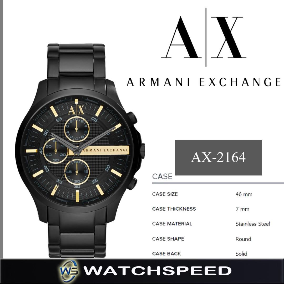 armani exchange men's watch ax2164