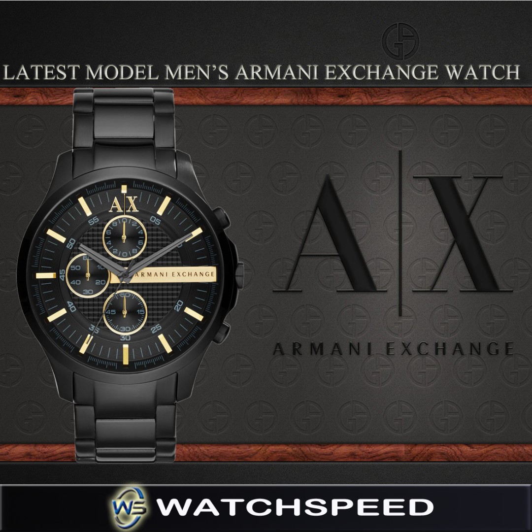 mens armani exchange chronograph watch ax2164