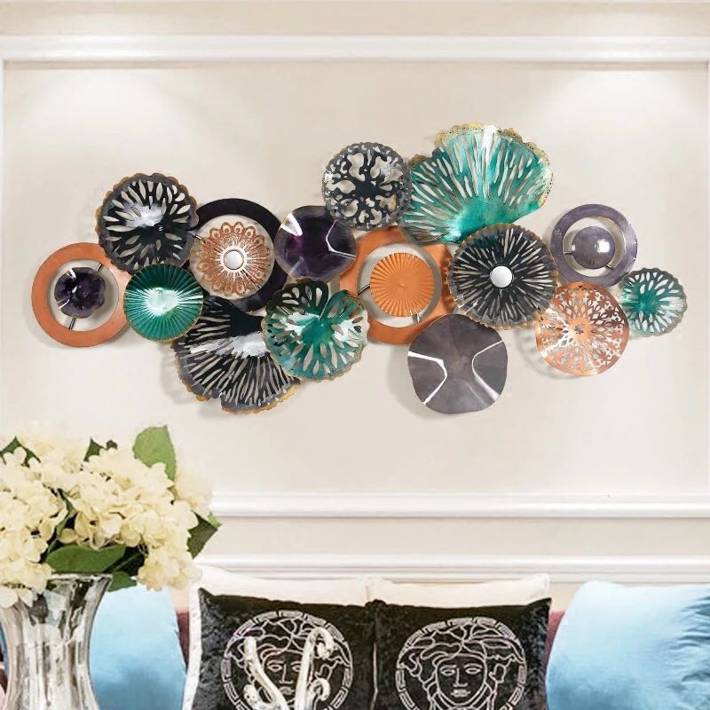 Lotus Garden Metal Wall Art Decor Furniture Home Others Photo