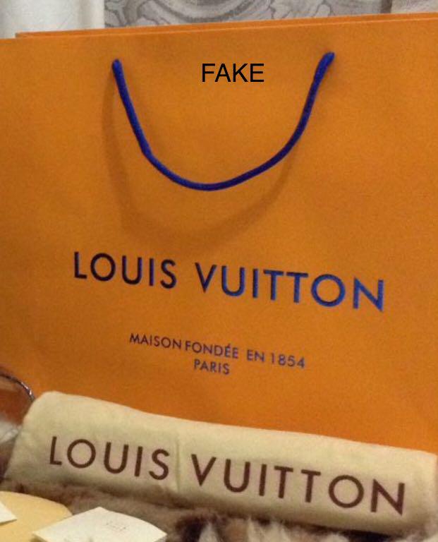 LOUIS VUITTON LV PAPER BAG: FAKE OR ORIGINAL, Luxury, Bags & Wallets on  Carousell