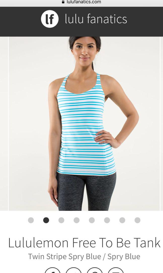 Lululemon Align Waist-Length Tank Top - Capture Blue - lulu fanatics