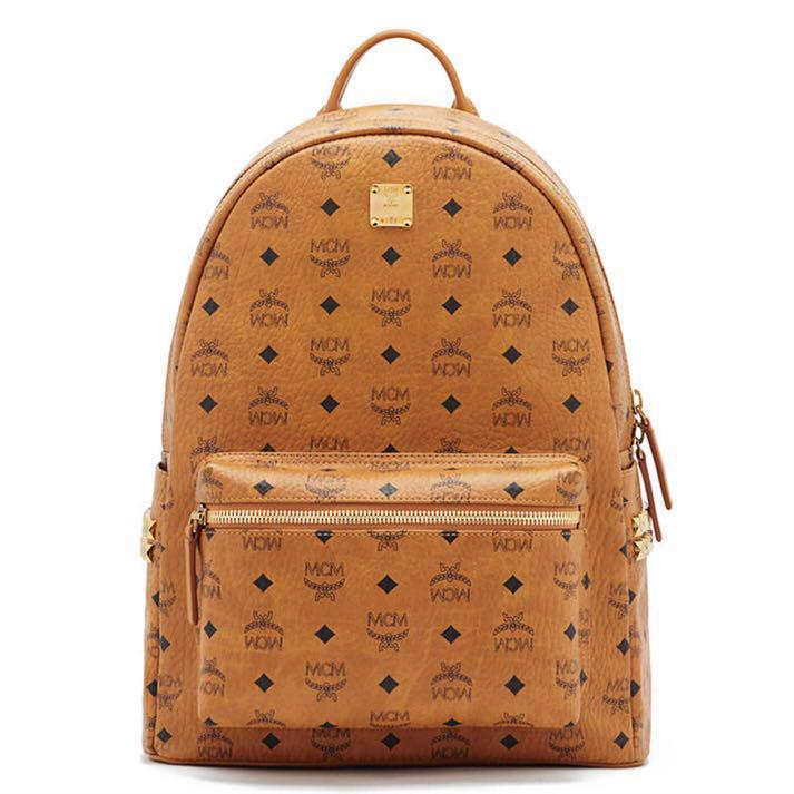 mcm leather bag