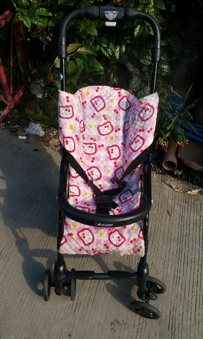 Panchitas boutique japan surplus stroller (Category: Strollers) located in Valenzuela. Submitted by panchitasboutique (Listing ID 175430049, Image 1). Description: Hello kitty combi stroller Flaws only no canopy but in good condition po.