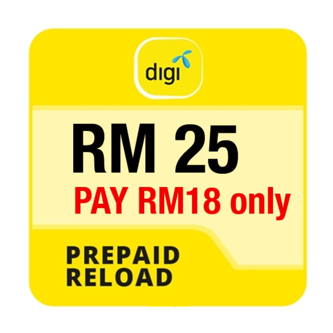 Pay Rm11 Only For Rm15 Digi Prepaid Reload Topup Now Tickets Vouchers Gift Cards Vouchers On Carousell