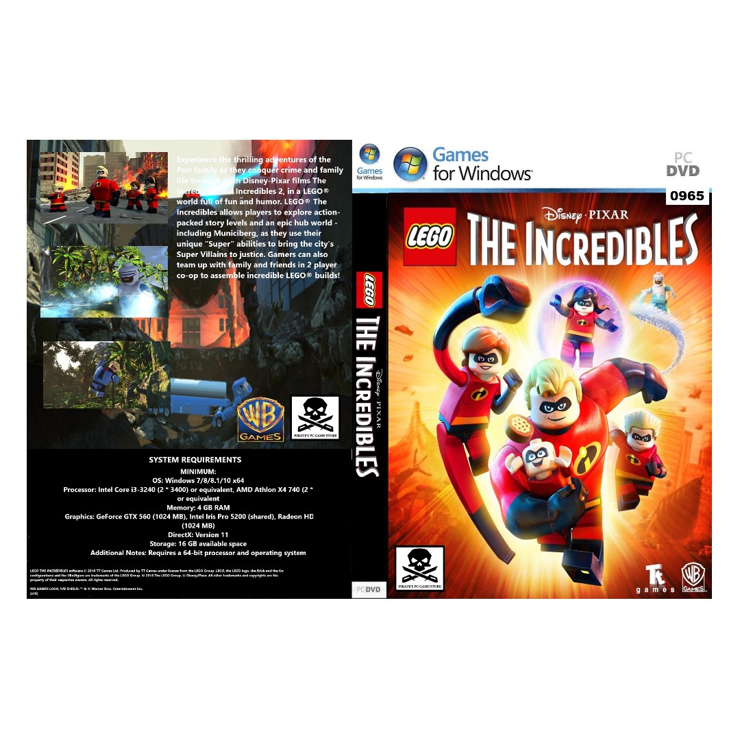 PC) LEGO The Incredibles, Video Gaming, Video Games, PlayStation on  Carousell