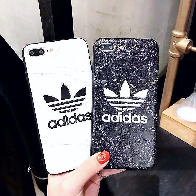 Po Adidas Logo Marble Background Sports Iphone Casing Mobile Phones Tablets Mobile Tablet Accessories Cases Sleeves On Carousell