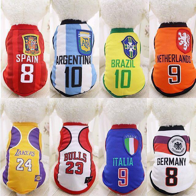 soccer jerseys for dogs