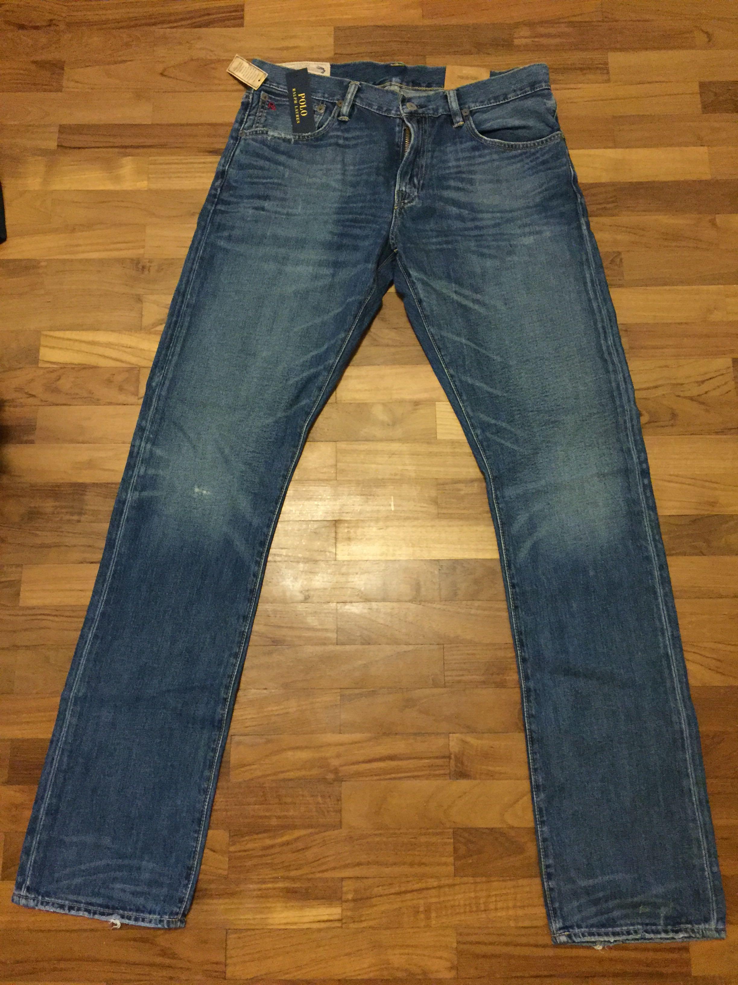 Polo Ralph Lauren Varick Slim Straight Jeans (for Men), Men's Fashion,  Bottoms, Jeans on Carousell