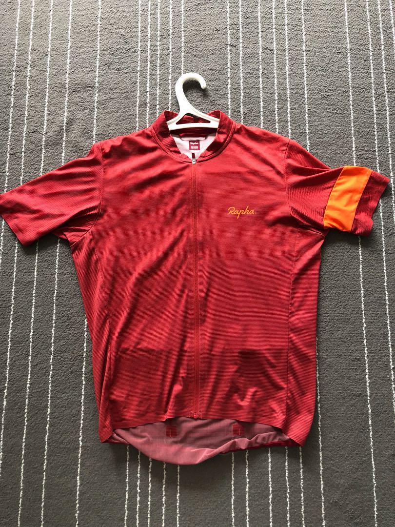 シルバー/レッド Rapha FLYWEIGHT JERSEY-LINES Mサイズ | kinderpartys.at