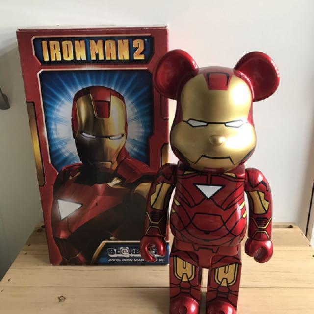 iron man bearbrick 400