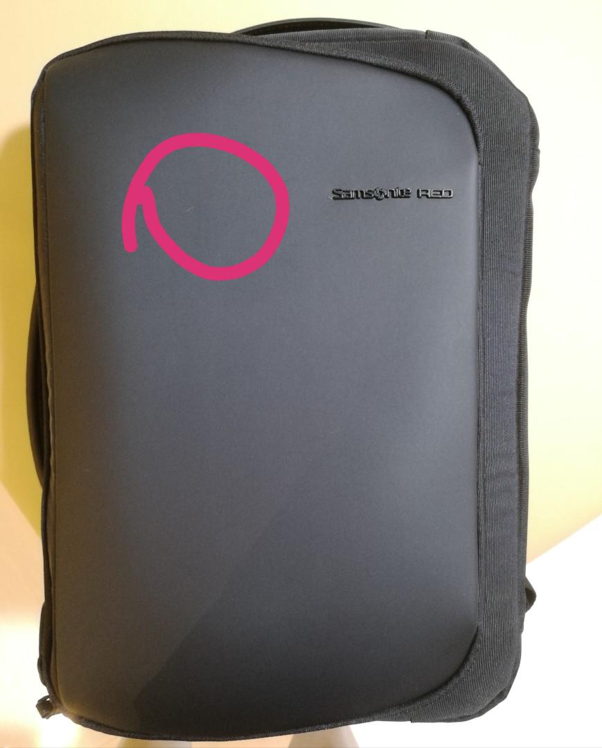 Samsonite red khardeon backpack m 3 way shop