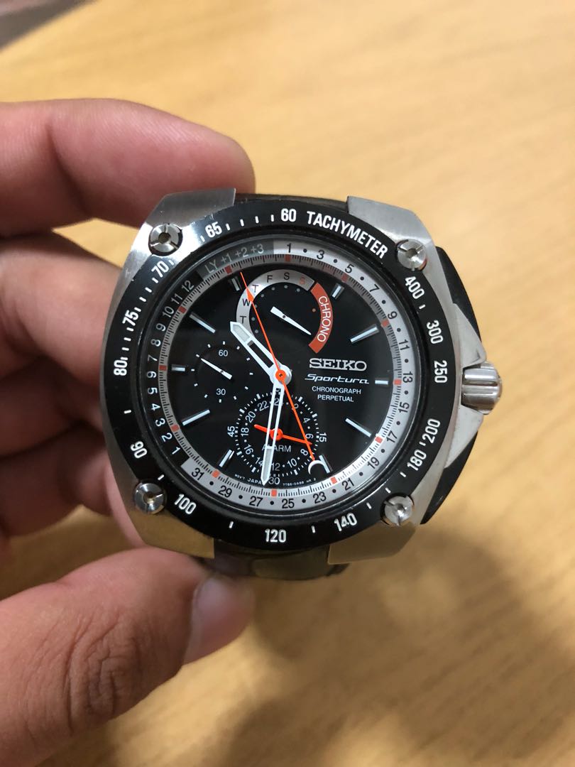 Seiko sportura chronograph perpetual hot sale