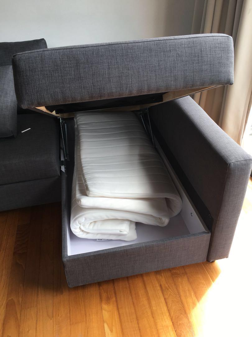 Sofa Bed with extra mattress pad included, Furniture & Home Living