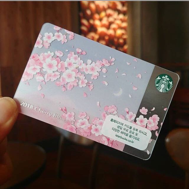 Starbucks Korea Cherry Blossom Card, Everything Else, Others on Carousell