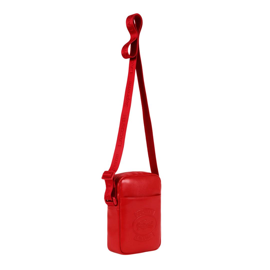 Supreme x Lacoste Shoulder Bag Red SS18 W9