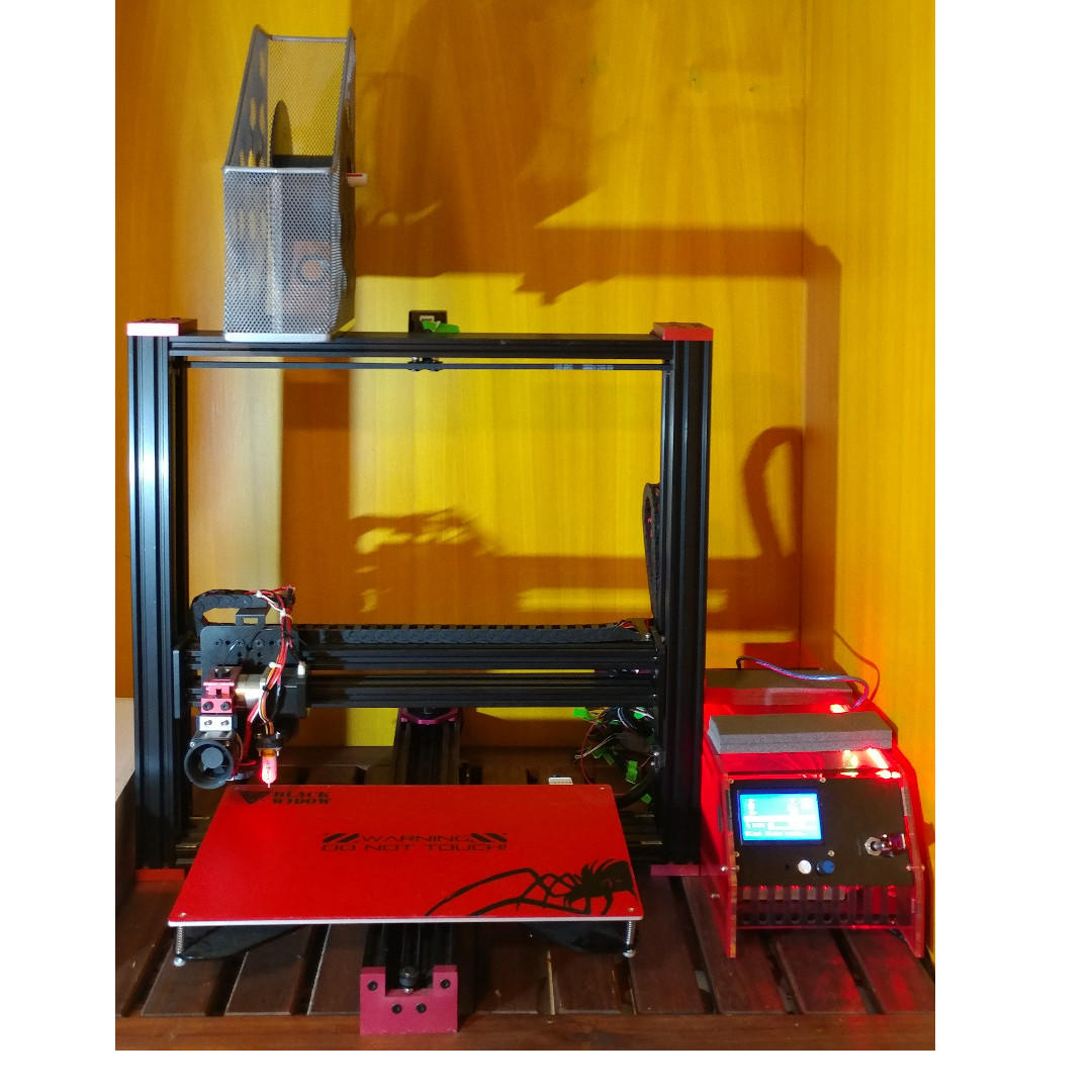 Tevo Black Widow Large Printing Area 370 250 300mm 3d Printer Bltouch Sensor 2 Roll White Pla Abs Electronics Electronics Gadgets Others On Carousell