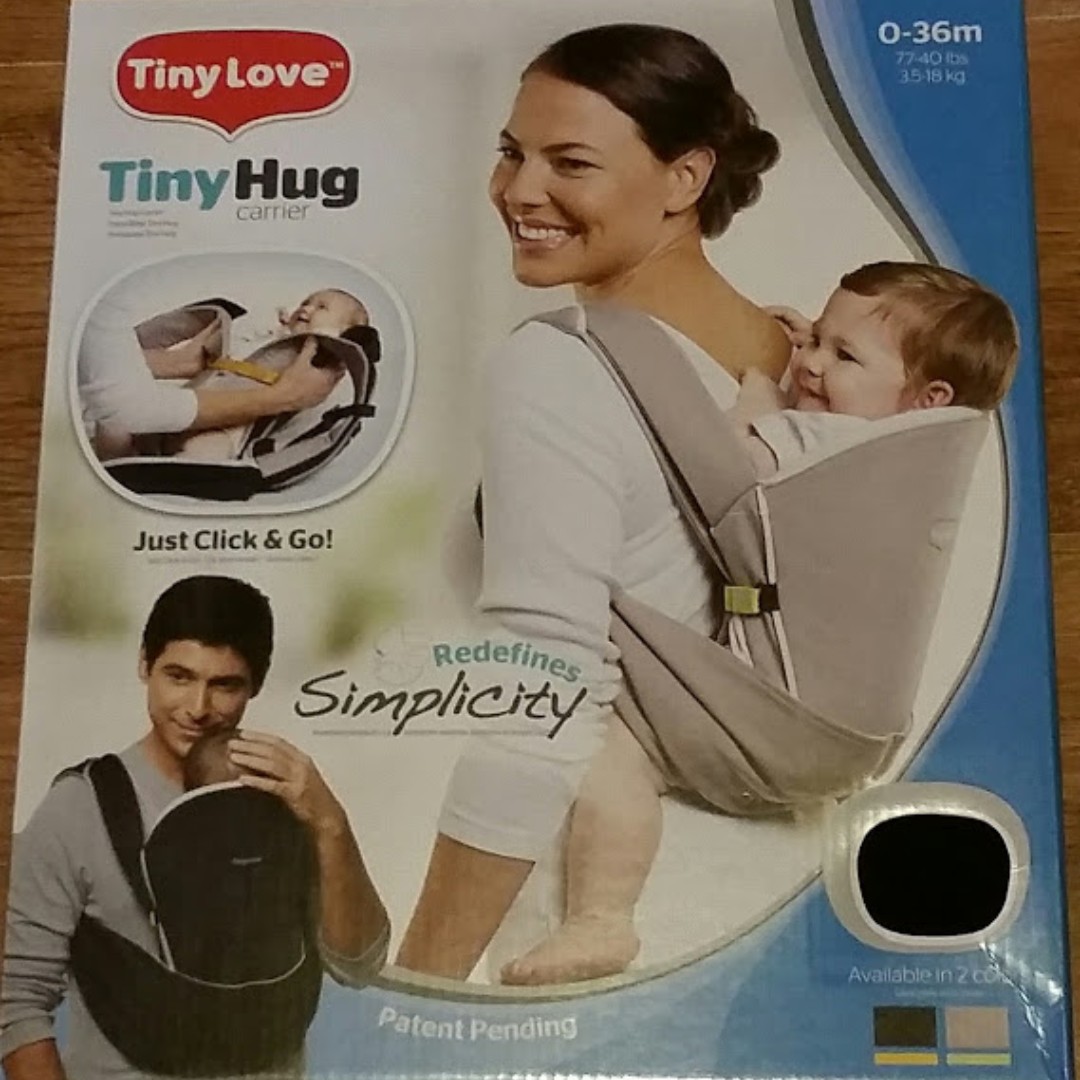 Repriced Tiny Love Tiny Hug Baby Carrier for newborn to 36