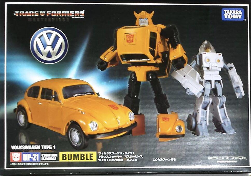 Transformers Masterpiece MP-21 Bumblebee+Spike Action Figures New in Box