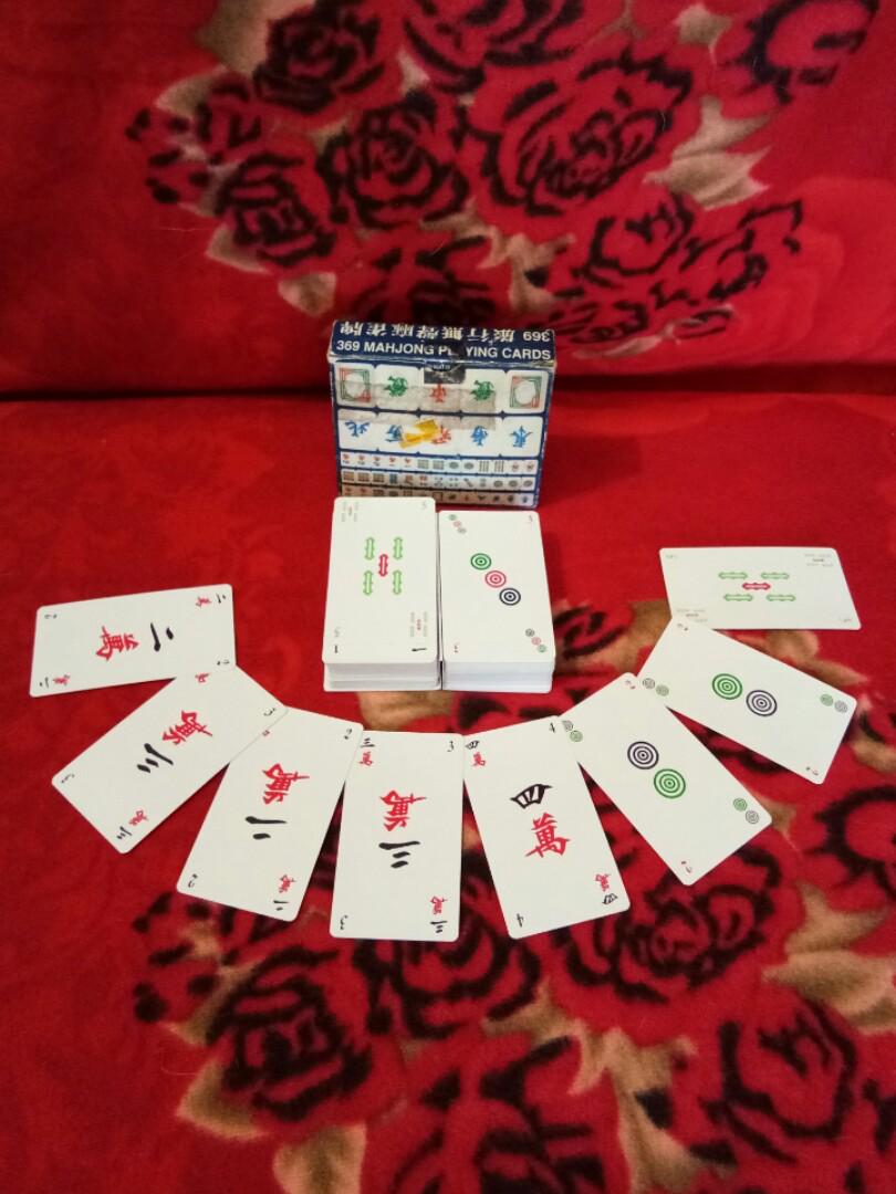 Vintage 369 Mahjong Playing Cards (Category: Board Games & Puzzles) located in Quezon City. Submitted by lotus_thai (Listing ID 175457019, Image 1). Description: For card collector Selling at low price than when I bought this in HK (SG price is $20, US price is $11) Box has sign of age, but still good Cards are in good condition, only opened coz of curiousity..