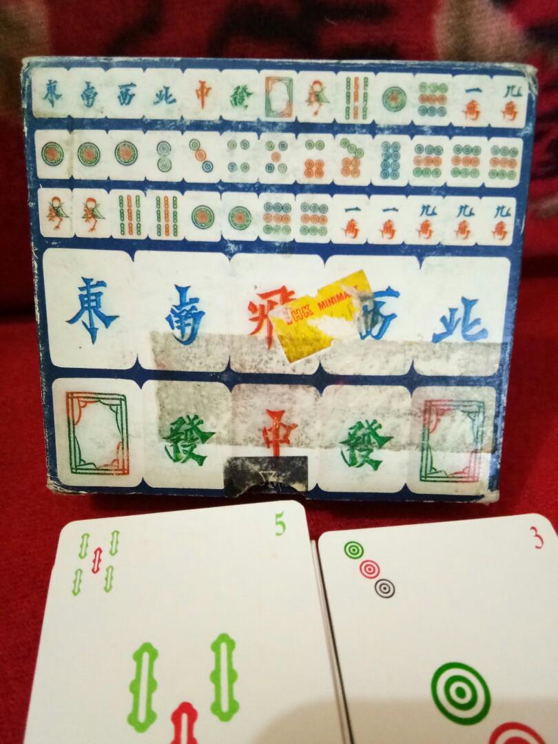 Vintage 369 Mahjong Playing Cards (Category: Board Games & Puzzles) located in Quezon City. Submitted by lotus_thai (Listing ID 175457019, Image 2). Description: For card collector Selling at low price than when I bought this in HK (SG price is $20, US price is $11) Box has sign of age, but still good Cards are in good condition, only opened coz of curiousity..