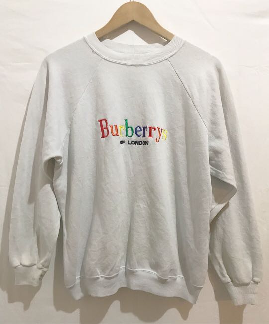 vintage burberry sweatshirt