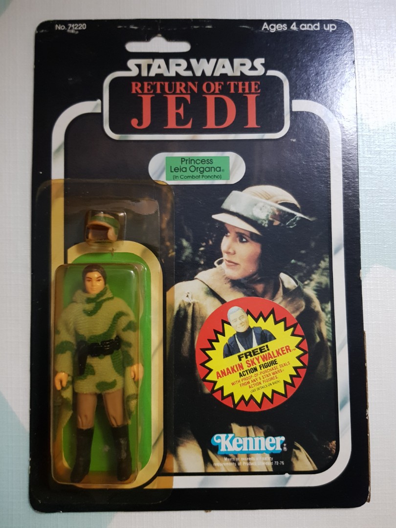 Vintage Star Wars ROTJ Princess Leia Combat Poncho, Hobbies & Toys