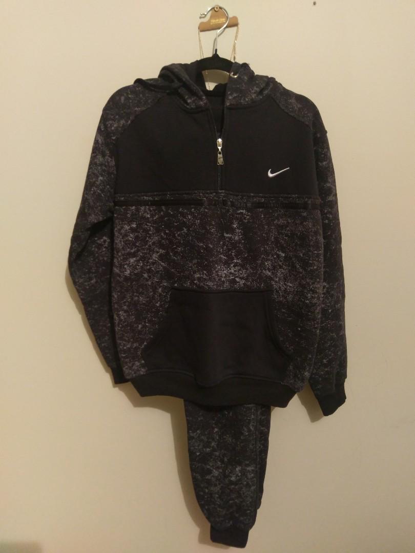 nike grey tracksuit set womens