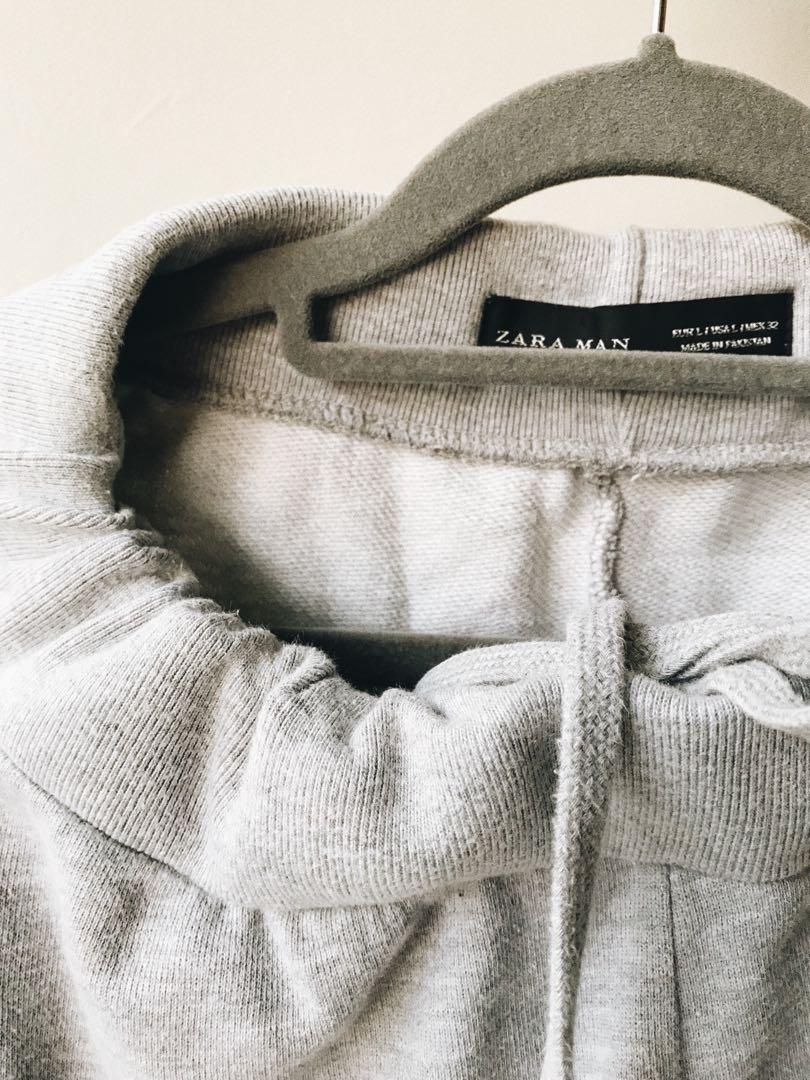 Zara Man Distressed Biker Sweatpants 