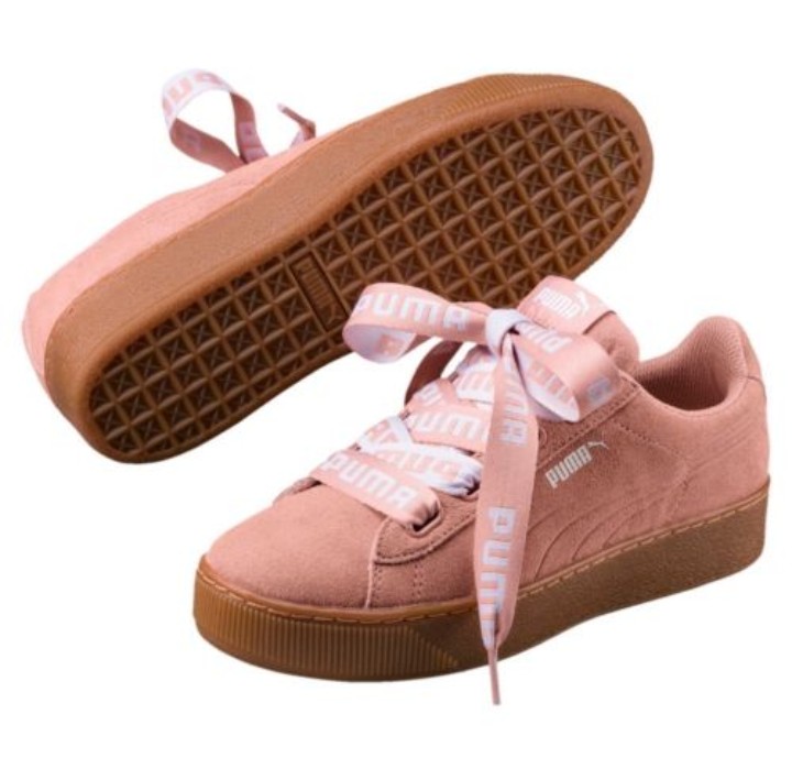 pink trainers with bows