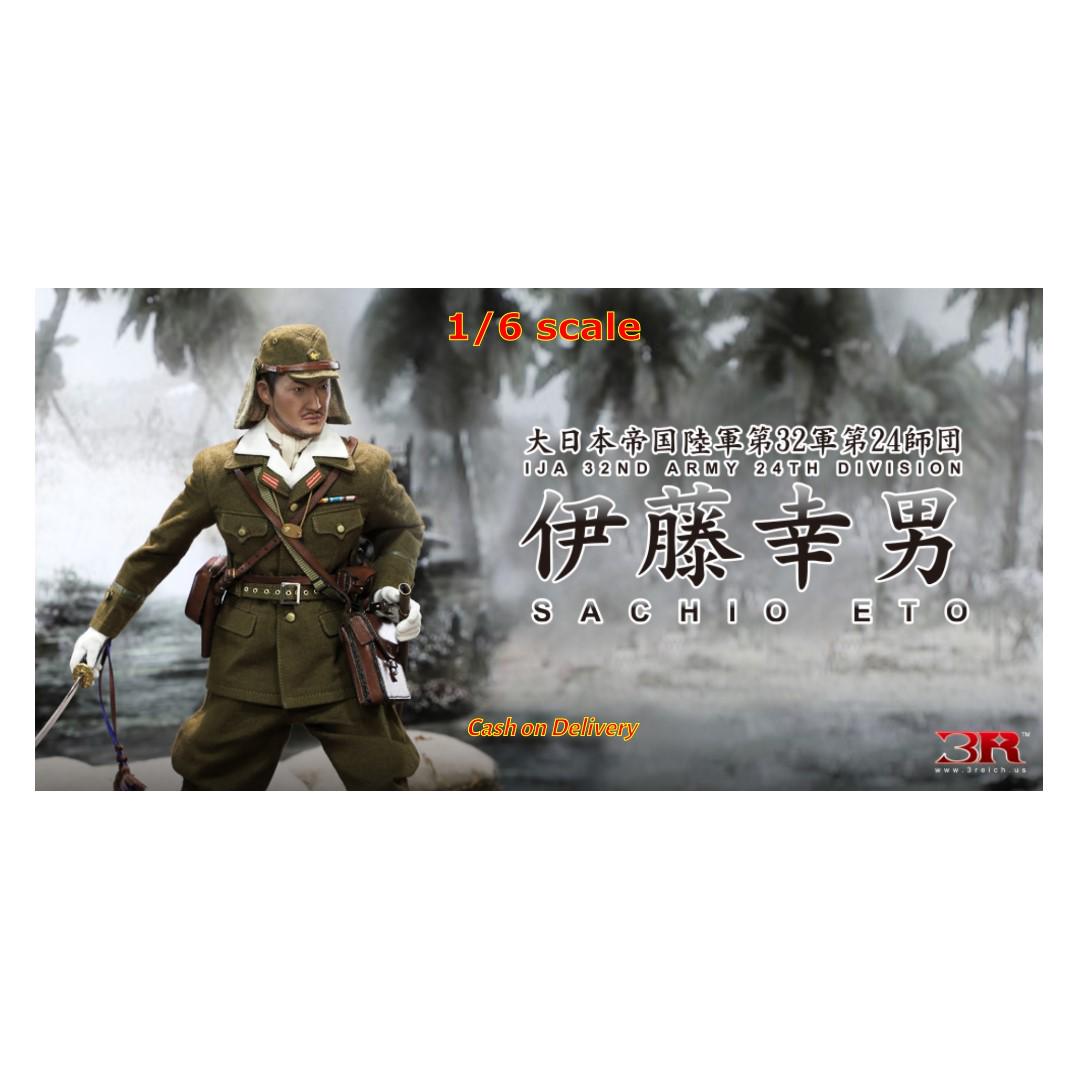 1 6 Scale 3r Imperial Japanese Army 32nd Army 24th Divison First Lieutenant Sachio Eto 大日本帝国陸軍第32軍第24師団 伊藤幸男中尉 Not Included In The 15 Storewide Sales Toys Games Bricks Figurines