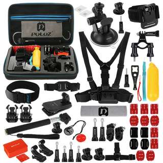 GoPro PULUZ 53 in 1 Accessories for GoPro NEW HERO /HERO6 / 5/4 Session /
