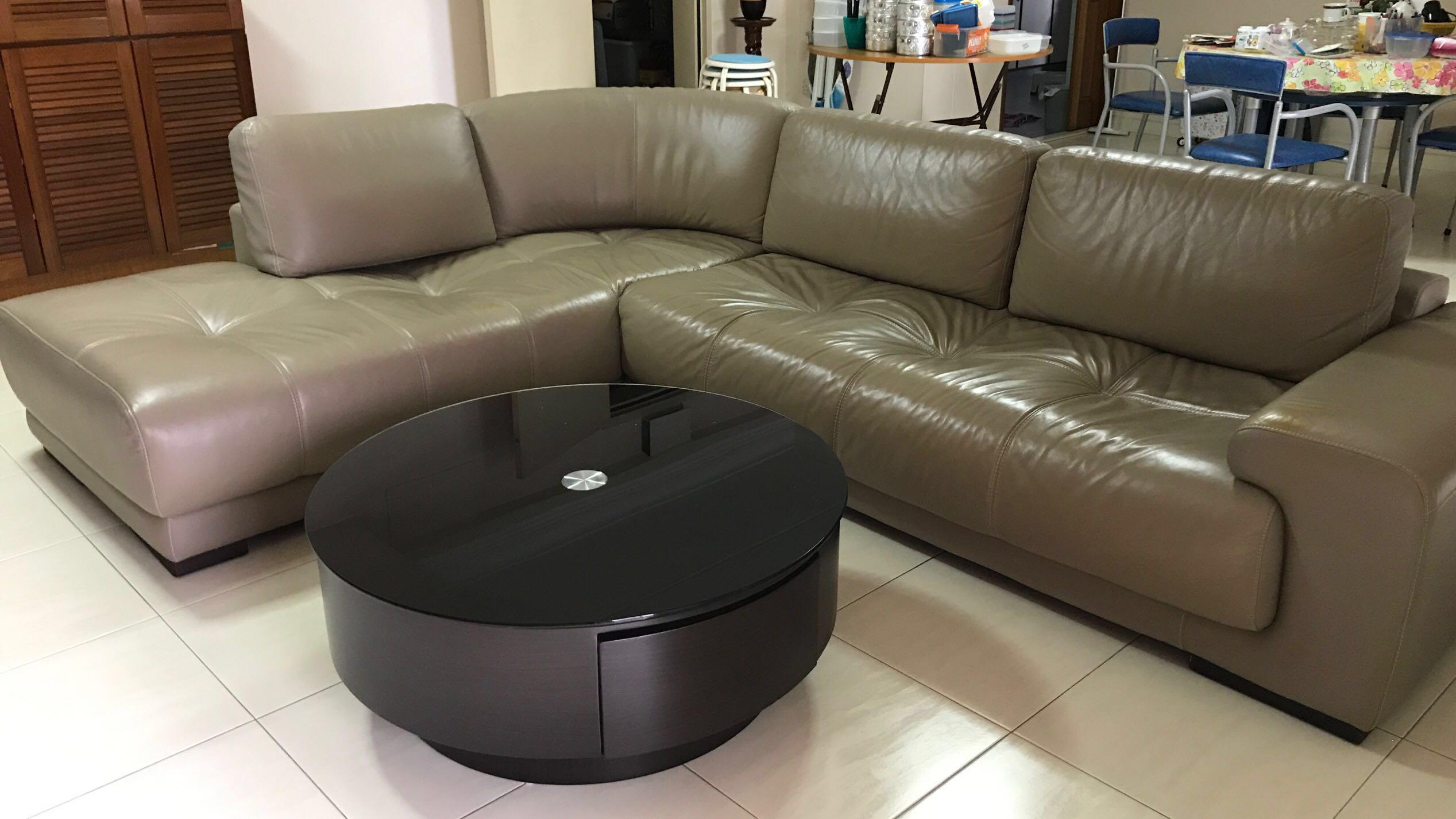 7 Seater Leather Sofa Coffee Table Furniture Sofas On Carou 7 Seater Leather Sofa Coffee Table