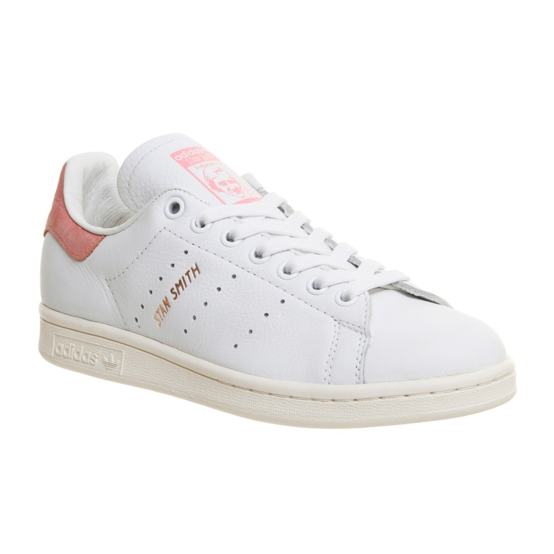 adidas stan smith white ray pink rose gold