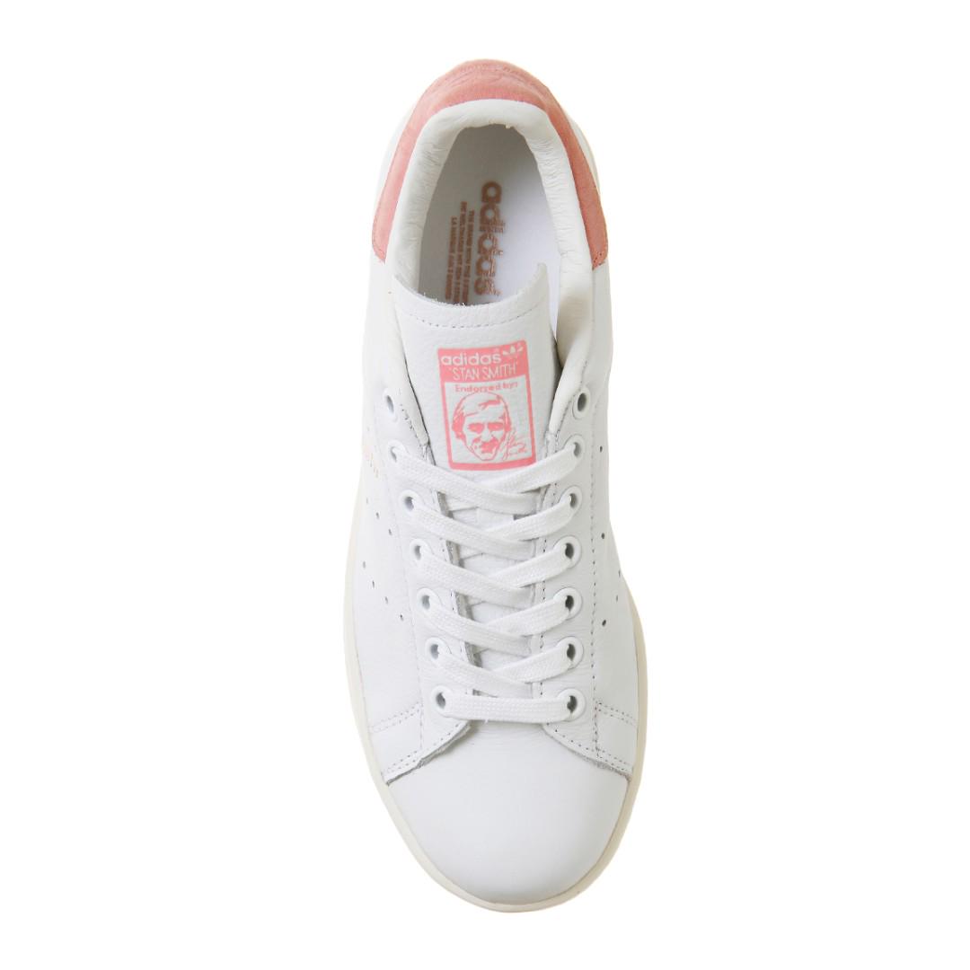 adidas stan smith white ray pink rose gold